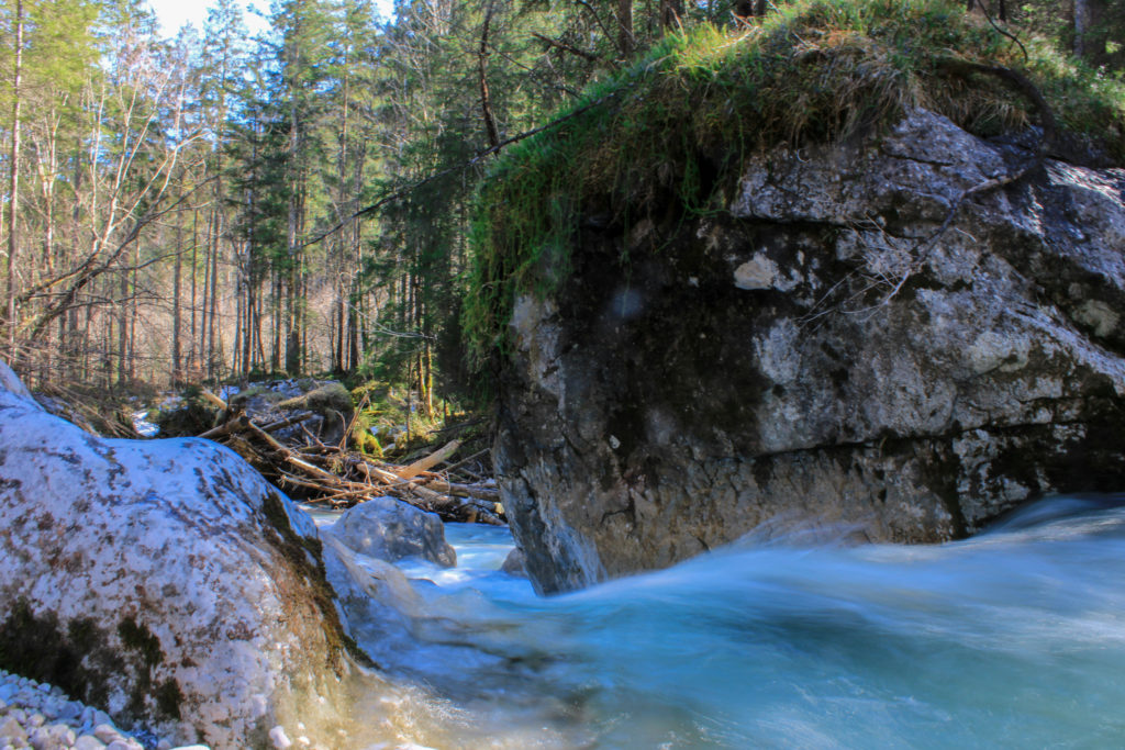 Ramsauer Ache, Zauberwald, Bergfluss, Berchtesgaden