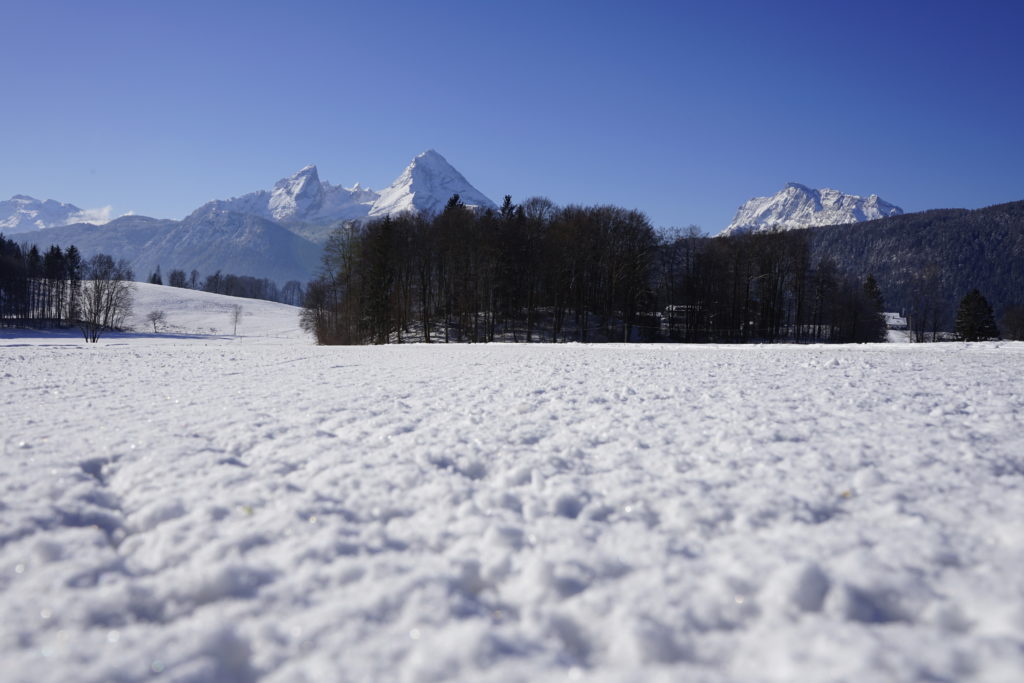 Achauerweiher, Langlaufen